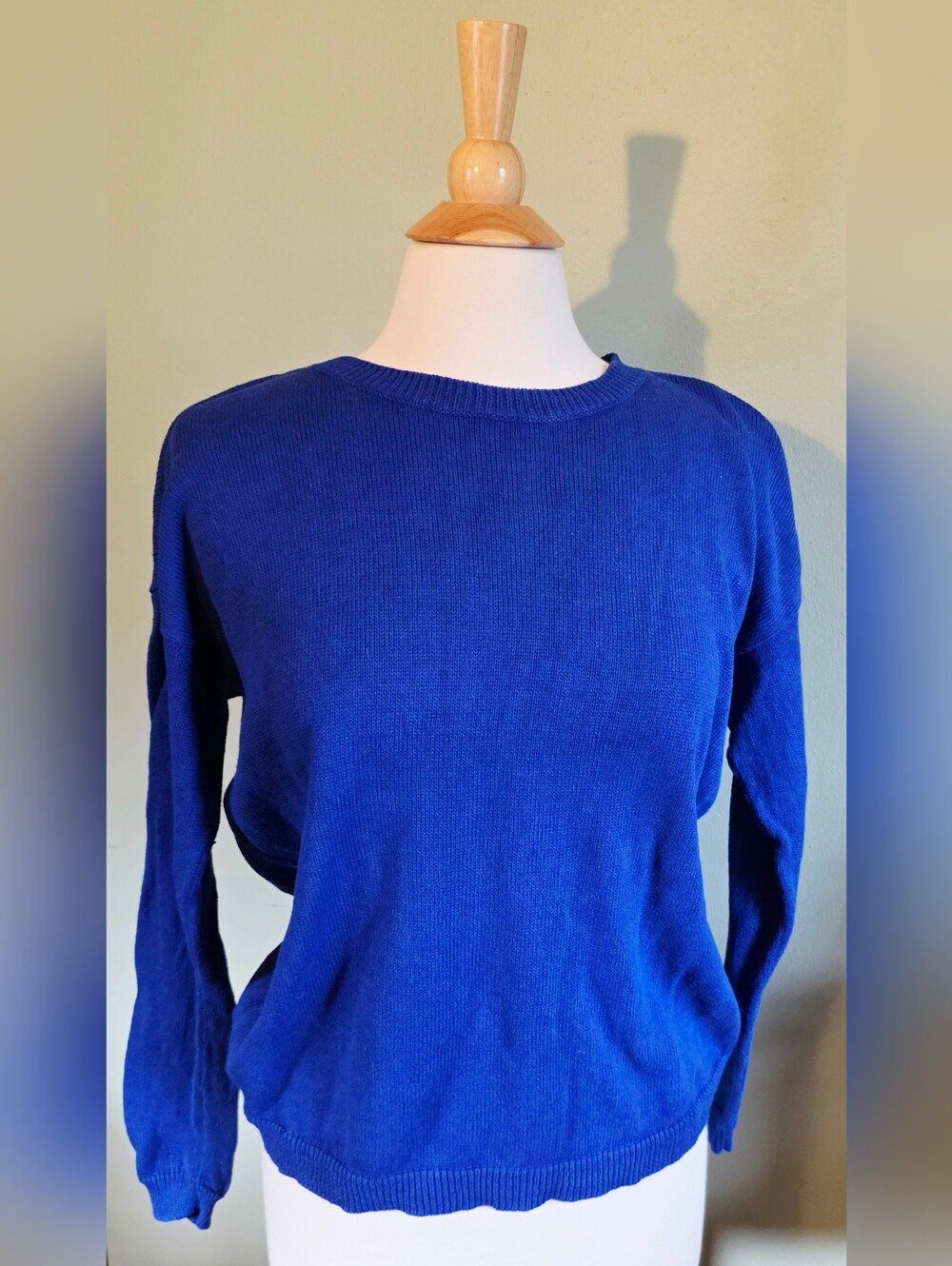 Eileen Fisher Scoopneck Sweater in Cobalt Blue